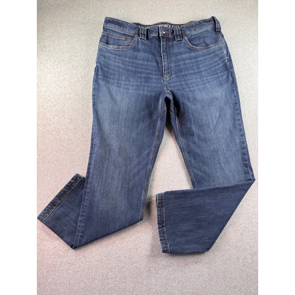 Duluth Trading Co Ballroom Double Flex Jeans Mens 36x30 Blue Standard Fit 84336